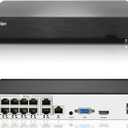 4K 10 Channel Network Video Recorder for POE Security Camera System,10CH NVR with AI Motion Detection,Easy Remote Access,Works with 10 x 8MP IP Cameras,Supports up to 8TB HDD (Not Included)