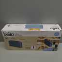 bella 2 Slice Slim Toaster, Fits-anywhere Kitchenware, 6 Setting Shade Control with Reheat & Cancel Buttons, Fits Sourdough, 10 Long Slot, Anti Jam & Auto Shutoff, 900 Watt, Surf