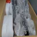 Alunaune 26" Metal Bar Stools Set of 4, Saddle Seat Backless Counter Height Barstools Kitchen Island Counter Stool Dining Chairs-Brown