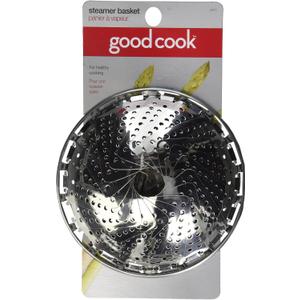 Good Cook Stainless Steel Omega Post & Legs Steamer Basket
