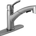 Delta Faucet Collins Single-Handle Kitchen Sink Faucet with Pull Out Sprayer and Magnetic Docking Spray Head, Arctic Stainless 4140-AR-DST