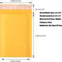 Acrux7 5 x 7" Bubble Mailers, Padded Mailing Envelopes 50 Pack, Kraft Bubble Mailers Self Seal Padded Envelopes with Peel-N-Seal, Heavy Duty Tear and Lightweight, Christmas Gifting envelopes