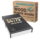 Bunkie Board Full Size 54x75- Heavy Duty Reinforced Wood Bed Boards for Under Mattress, Universal Sleeper Sofa Support Board with Anti-Sag Design for Metal Bed Frame, Platform Beds&Pull Out Couches