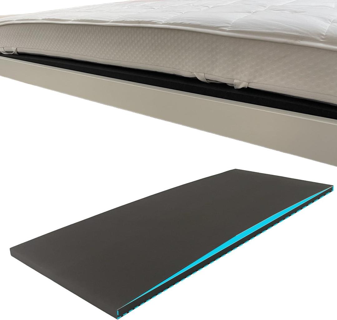Sagging Mattress Support  50D High-Density Foam Under Mattress Helper for Fixing Sagging Beds  Curve Design for Targeted Support  47x25x2 Inch Bed Support Board for Improved Sleep Comfort