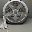 Lasko Wind Machine Fan, Air Circulator Fan with 3 Speeds, 20" Model 3300, Gray