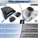 Starlink Gen 3 Mount for RV Ladder, Starlink Pole Mount with 0-30 Adjustable Starlink Gen 3 Pipe Adapter