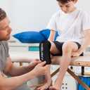 HAUElRR Knee Ice Pack Wrap with Compression Sleeve, Flexible Gel Ice Wrap for Knee, Elbow, Ankle, Foot, Reusable Hot & Cold Therapy for Injuries, Pain Relief, Meniscus, ACL, MCL Recovery-XS (Black)