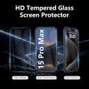 Cufelf Magnetic for iPhone 15 Pro Max Case(Compatible with Magsafe) Full Camera Protection,2+Full Coverage Screen Protector,Translucent Matte,Military Drop Protection Phone Case,6.7",Black