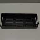 Carwiner 3 Pack Magnetic Spice Rack for Refrigerator with Paper Towel Holder, Magnetic Refrigerator Organizer, Strong Magnetic Fridge Shelf, Rustproof Side Fridge Storage Rack for Kitchen (Black)