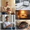 Eyekepper Reading Glasses 2.75, Readers for Men, 6 Pack Oversized Square