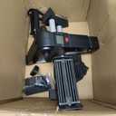 Folding Pedal Exerciser, Mini Under Desk Bike - Portable Foot Hand Cycle Peddler Machine Bicycle Exerciser for Arm Leg While Sitting (Silver)