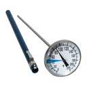 Stainless Steel Soil Thermometer by Smart Choice| 127mm Stem, Easy-to-Read 1.5 Dial Display, 0-220 Degrees Fahrenheit Range | Soil Temperature Thermometer for Ground, Compost, Garden Soil