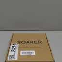 Soarer Orange Ostrich Feather Boas  2yards 3ply Long Boas for Party, DIY Production, Clothing Decoration (Orange)