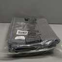 ESTHELLO Cat Litter Mat Large, Cat Litter Trapping Mat, Honeycomb Double Layer Design, Easy to Clean,Washable (36 x 30 Gray)