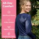 WEERTI Thermal Underwear for Women Long Johns with Fleece Lined Base Layer Women Cold Weather Top Bottom (Black, XXL)