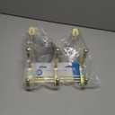 iDesign 3-Double Hook Over-The-Door Rack for Clothes, Towels, or Accessories - Soft Brass