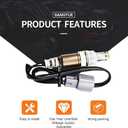 2PCS Oxygen O2 Sensor 1 & 2 (Only fit 2.5L Engine) for 2015-2021 Lexus NX300h; 2010-2011 Toyota Camry; 2009-2012 Toyota RAV4 Upstream + Downstream
