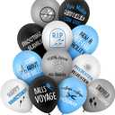 Gejoy 48 Pcs Funny Vasectomy Party Balloons Gift for Men Novelty Gag for Recovery Get Well Soon Happy Vasectomy Themed Gift Decorations, 12 Styles