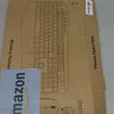 Wireless Keyboard Mouse Combo, EDJO 2.4G Full-Sized Ergonomic Keyboard with Comfortable Palm Rest and Optical Wireless Mouse for Windows, Mac OS PC/Desktops/Laptops (Grey)