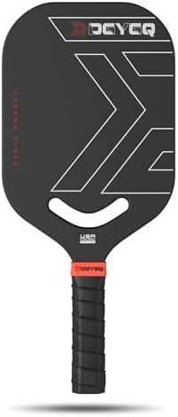 DGYGQ Pickleball Paddles, Carbon Fiber Pickleball Paddle with a 13mm Polypropylene Honeycomb Core, Increased Power for Ultimate Spin & Consistency