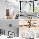 Cobweb Duster with Extension Pole, Ceiling Cobweb Cleaner Kit with 2 Duster Heads, 15-100 Inch Telescopic Microfiber Cleaning Duster, Corner Dusting Tool for High Walls, Fans, Blinds Gray (White)