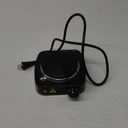 Hot Plate for Candle Making, Black Color Electric Hot Plate for Melting Wax, Chocolate, Candy and More