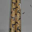 ZJHiome Christmas Wrapping Paper Roll 43cm*10m Xmas Wrapping Paper Recyclable Kraft Paper for Xmas New Year Winter Holidays Gifts Wrap(Blue Deer), Pack of 2