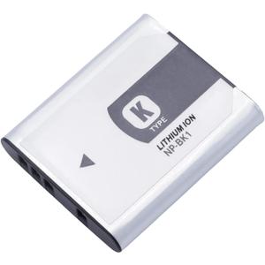 NP-BK1 970mAh Replacement Battery Compatible for Sony Cybershot DSC-W370 DSC-S750 DSC-S780 DSC-S950 DSC-S980 DSC-W190 MHS-CM1 HD MHS-PM1 MHS-PM5 MHS-CM5 Cameras (100% Compatible with Original)