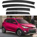 IG Window Visors Fit for 2016-2022 Chevrolet Spark, Out-Channel Rain Guards Vent Wind Deflectors 4PC, Car Accessories for 16-22 Chevy Spark