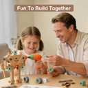 NewFamily 158PCS Kids Construction Drill Set with Electric Drill, STEM Building Toy Tool Kit for Boys & Girls Ages 3 4 5 6 7 8 9 10, Creative Educational Gift