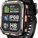 Rugged Smart Watch for Men, Original Smartwatch, Waterproof Digital Watch for The Toughest Jobs, with Fitness Trackers, Heart Rate Monitor, IP68, Pedometer, Workout Modes and More