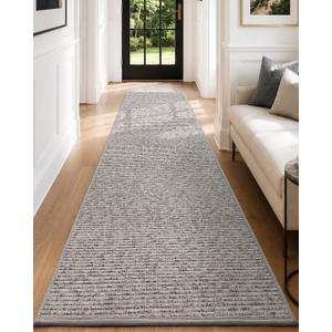 Color&Geometry Hallway Runner Rug 36"x144", Non-Slip, Easy to Clean Floor Carpet Runners for Hallways Entrance Living Room, Heather Beige