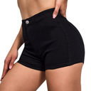VIPONES Jeans Shorts Womens High Waisted Stretchy Sexy Butt-Lifting Hot Denim Shorts L