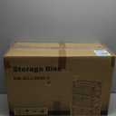 Himix Large Storage Bins with Lids, 66Gal/264QT Stackable Collapsible Plastic Bins with Wheels, Closet Organizers for Bedroom, Kids Room, Living Room, Garage