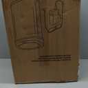 SensorCan 50 Liter / 13 Gallon Kitchen Trash Can with AC Adapter & Odor Filter  Motion Sensor Stainless Steel Garbage Bin for Home, Office, Garage  Slim Oval Shape, Large Capacity Design (Black and Silver)