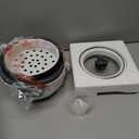 BLACK+DECKER Rice Cooker 6-Cup (Cooked) with Steaming Basket, Removable Non-Stick Bowl, White