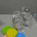 FIRJOY Replacement Pints and Lids for Ninja Deluxe 11-in-1 Creami Maker, Extra 24 oz. Containers - Compatible with NC501, NC500 Series (4 Pack - Blue, Pink, Green, Yellow)