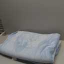 Bedsure GentleSoft Fleece Bed Blankets Queen Size Light Blue - Soft Lightweight Plush Fuzzy Cozy Luxury Blanket Microfiber, 90x90 inches