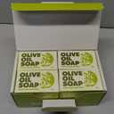 Olive Oil Soap Bars - Set of 8 - Organic Bar Soap - Moisturizing, Gentle on Skin, Rich in Antioxidants - Ideal for Sensitive Skin, Kids, Men, and Women - Perfect for Everyday Use (7.2 Ounce (Pack of 8))