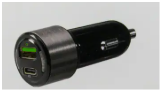 ZGEAR Adaptive Fast Car Charger With USB-A USB C Ports