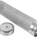Hop Filter, Stainless Steel Hop Spider 300 Micron Mesh 2.7in Homebrew Beer Brewing Strainer for Home Brew Hops Tea Kettle