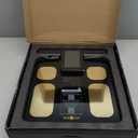 RunStar Scale for Body Weight and Fat Percentage, 8 Electrodes High Precision Digital Scale for BMI 28 Body Composition Measurement, Bathroom Smart Scales with Large Color Display FSA&HSA Eligible (BlackGold)