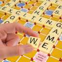 Tile Lock Scrabble by Winning Moves Games USA, Innovative Gameboard Locks Tiles in Place, for 2 to 4 Players, Ages 8 and Up
