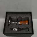 54mm Espresso Tamper for Breville Machine Rosewood KNODOS Auto Leveling, Double Spring Loaded Wooden 30LB Calibrated Coffee Tamper