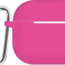 Hype Silicone Airpods Case Cover  Protective Shockproof & Dustproof AirPod Cover Case with Keychain - Plain & Marble Designs Compatitble with AirPods 3rd Gen and AirPods Pro