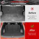 Cargo Mat Compatible with 2024 2025 2026 Kia EV9 Trunk Mat Cargo Liner TPE All Weather Back Seat Cover Protector 3rd Row Trunk Liner 2024 Accessories (6&7 Seats, Trunk Mat with Backrest Mats)