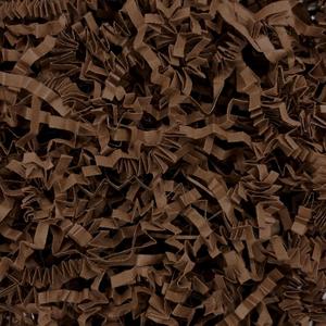 Tisspoms Light Coffee Crinkle Cut Paper Shred Filler, 2 LB Basket Filler Shredded Paper, Confetti Stuffing for Basket Filling, Halloween, Christmas, Birthdays, Gift Wrapping, Stuffer Party Supplies
