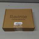 Ravinte 30 Pack Kitchen Cabinet Handles Champagne Bronze 4 Inch Hole Center Stainless Steel Pulls for Dresser Drawer Cupboard Handles with Screwdriver, 6-3/8 Inch Length