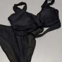 Blooming Jelly Women's High Waisted Bikini Sets High Cut Bathing Suits Two Piece Sporty Cut Out Swimsuits M