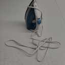 Sunbeam Compact Steam Iron, 1200 Watts, Non-Stick Soleplate, Powerful Shot of Steam, Horizontal or Vertical, Spray Mist, Precision Tip, White/Blue